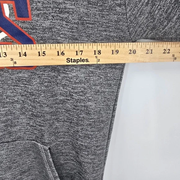 Wear Code Texas Graphic Hoodie Small Gray Space Dye Fleece Sweatshirt - Picture 4 of 7